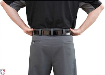 Back View of Base Umpire Pants