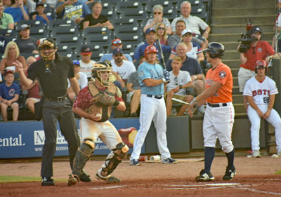 Ty Unthank Calls a Strike on Chris Burke, both Louisville Natives