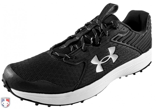 Under Armour Black and White Turf Shoes