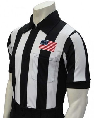 Football Referee Shirt with US Flag on Chest