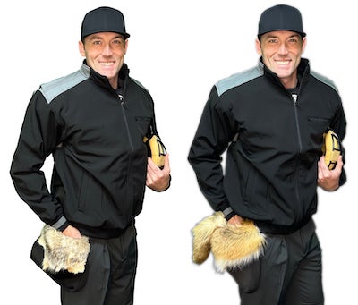 Umpire with fur bags