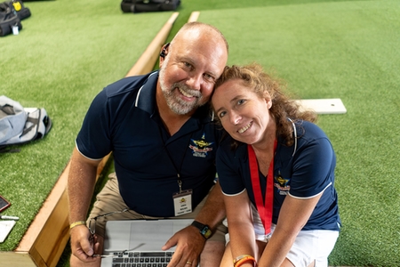 President Greg Wilson with Wife Melanie