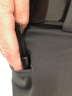 Plate Brush In Back Pocket