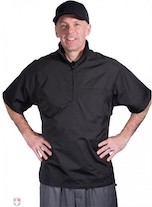 Black Convertible Umpire Jacket with Sleeves Off