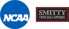 NCAA and Smitty Officials Apparel Logo